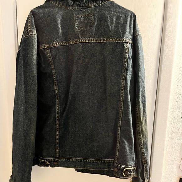 Levi’s Strauss authentic denim jean jacket mens XL dark medium wash - Picture 13 of 15